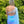 CLARISSE 810567 Iridescent Blue Sequin Sheath Dress with Slit and Detachable Cape