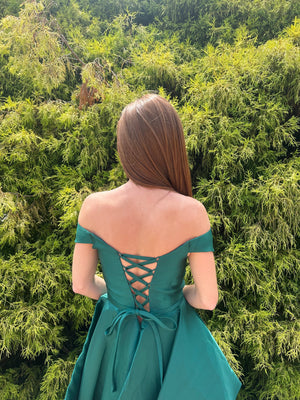 CLARISSE 30245 Off the Shoulder A-Line Cocktail Dress Clarisse Designs 