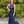 Colette CL19809 Navy Key Hole Neckline Fit-n-Flare Dress