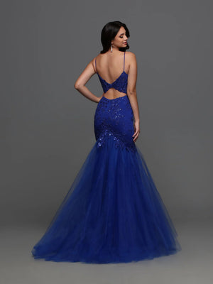 Candice Wang 72321 Lace Corset Mermaid Dress Candice Wang 