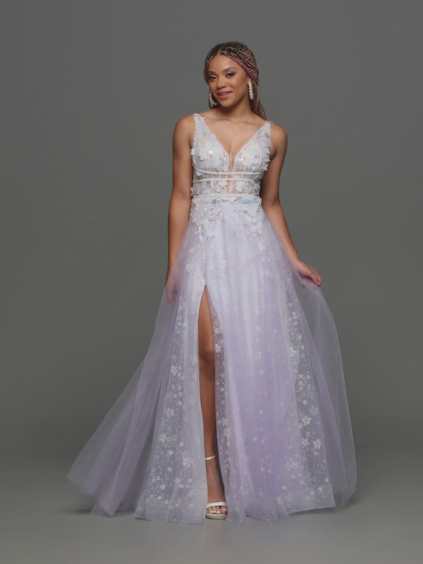 Candice Wang 72308 Light Purple Tulle Ballgown Candice Wang 