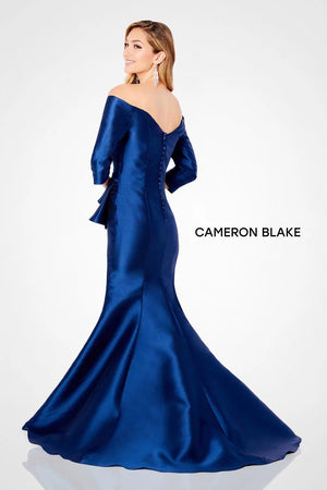 Cameron Blake 221686 Spruce 3/4 Sleeve Trumpet Dress Cameron Blake 