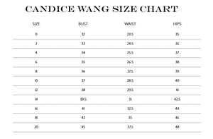 Candice Wang Sparkle Prom Size Chart