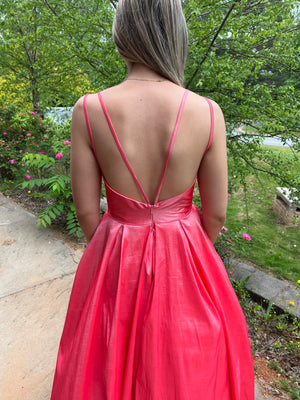 ENVIOUS Couture 1753 Coral Taffeta Ballgown Envious Couture 