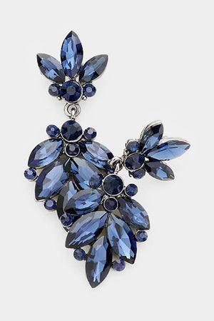 Montana Blue Crystal Marquise Ornate Earring Not specified 