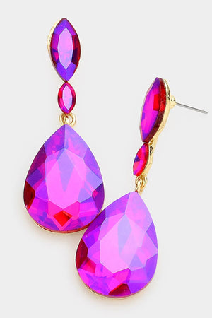 Teardrop Marquise Link Earrings Not specified 