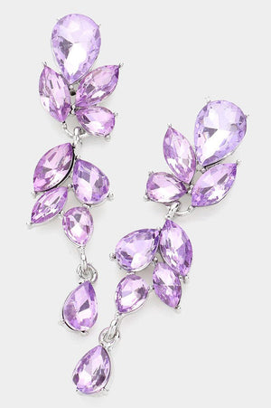 Pear Marquise Long Drop Earrings Fashion Jewelry 