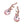Swirl Teardrop Dangle Earrings Fashion Jewelry 