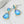 Petite Teardrop Stone Dangle Earrings Fashion Jewelry 