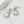 Petite Teardrop Stone Dangle Earrings Fashion Jewelry 