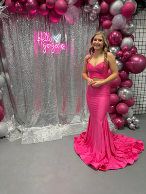 Ellie Wilde 122013 Two Piece Fit-n-Flare Dress Ellie Wilde 