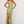 Ellie Wilde 34022 Lime Green Sequin One Shoulder Dress