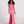 Ellie Wilde 34022 Hot Pink Sequin One Shoulder Dress with Slit