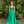 Ellie Wilde 34044 Bright Green Sweetheart Satin A-Line Dress - Size 2