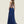 FLAIR Prom 25003 Navy Sequin Dress with Lace Up Back