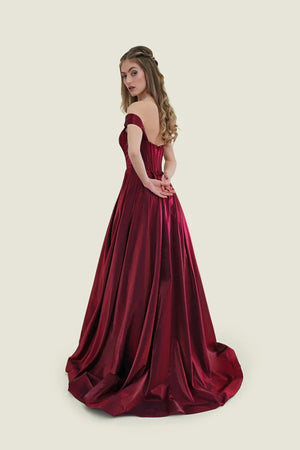FLAIR Prom 25014 Shimmer A-Line Dress