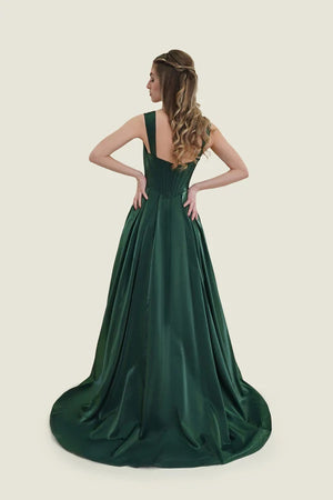 FLAIR Prom 25014 Shimmer A-Line Dress