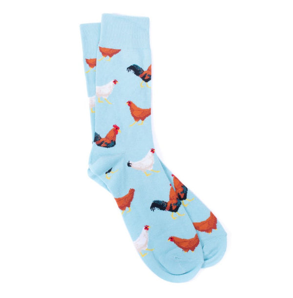 Men's Farmer's Chicken Coop Novelty Socks