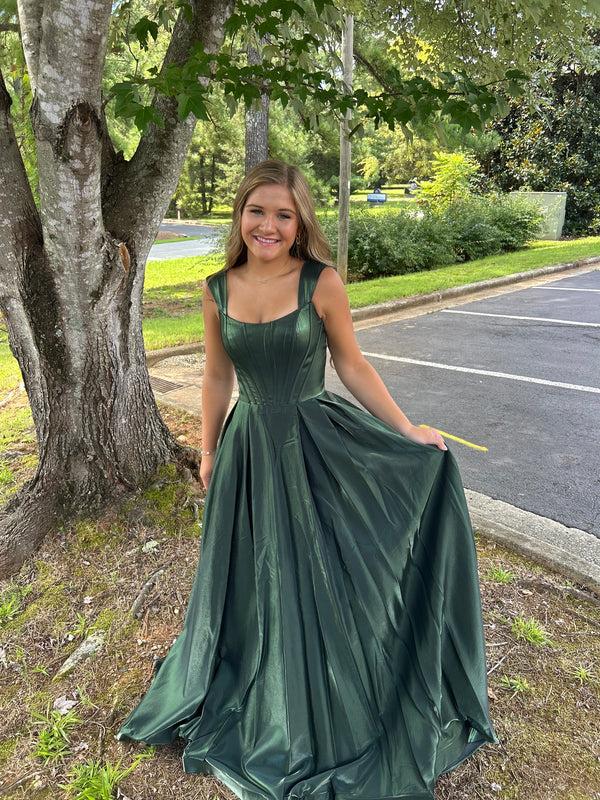 FLAIR Prom 25014 Shimmer A-Line Dress