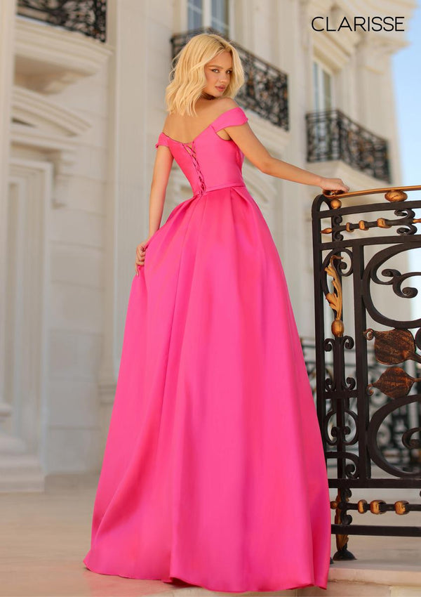 CLARISSE 8057 Off the Shoulder A-Line Dress Clarisse 