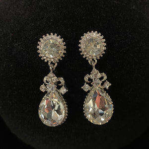 Glass Crystal Dangle Earrings
