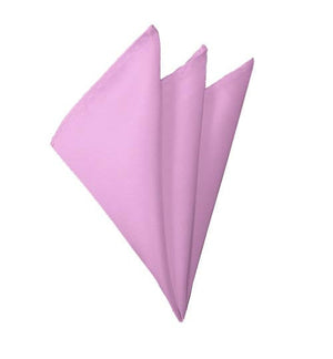 Pink Satin Bow Tie, Pocket Square & Lapel Pin Set Formalwear Outlet 