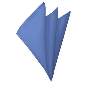 Steel Blue Bow Tie, Pocket Square & Lapel Pin Set Formalwear Outlet 