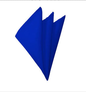 Royal Blue Bow Tie, Pocket Square & Lapel Pin Set Formalwear Outlet 