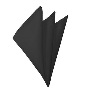 Charcoal Satin Bow Tie, Pocket Square, and Lapel Pin Set Formalwear Outlet 