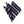 New Black, Navy and Pink Stripe Self Tie Bow Tie with Pocket Square Set Manzini Neckwear 