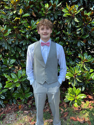 Heather Grey Hamilton Vest Geno's Formal Affair 