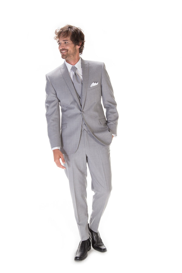 Heather Grey Hamilton Modern Fit Tuxedo Jacket and Pants