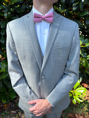 Heather Grey Hamilton Modern Fit Tuxedo Jacket and Pants Not specified 