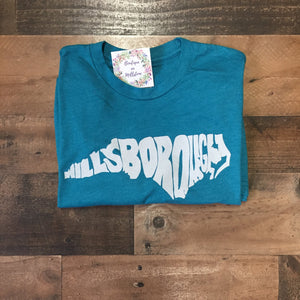 Hillsborough NC Short Sleeve Graphic Tee Boutique on Millstone 