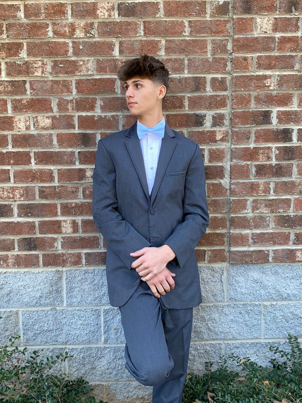 Steel Grey 'Twilight' Modern Fit Tuxedo by Jean Yves Jean Yves 