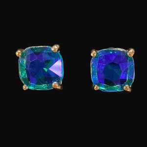 Cushion Square Stone Stud Earrings Not specified 