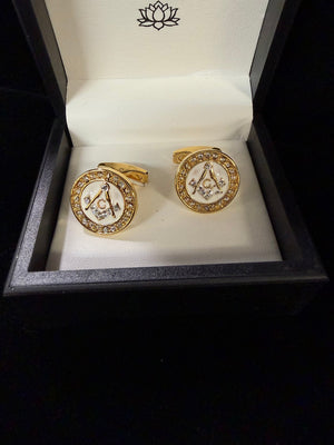 Boxed Masonic Cufflinks Tenso Fashion 
