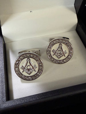 Boxed Masonic Cufflinks Tenso Fashion 