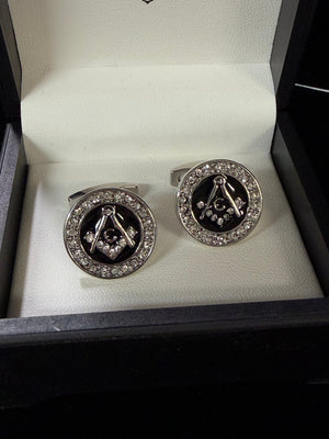 Boxed Masonic Cufflinks Tenso Fashion 
