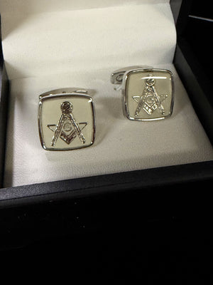 Boxed Masonic Cufflinks Tenso Fashion 