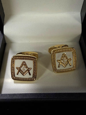 Boxed Masonic Cufflinks Tenso Fashion 