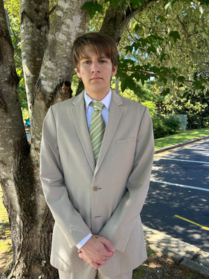 Tan Moda Destination Suit Jacket & Pants Jean Yves 
