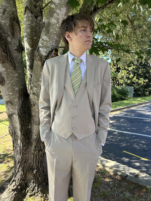 Tan Vest - matches Allure or Moda Geno's Formal Affair 