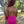 INTRIGUE 91020 Magenta Fully Beaded Dress