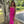 INTRIGUE 91020 Magenta Fully Beaded Dress