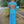 INTRIGUE 91021 Ocean Blue Long Sleeve Sequin Dress