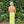INTRIGUE 91040 Light Yellow Sequin Dress with Slit