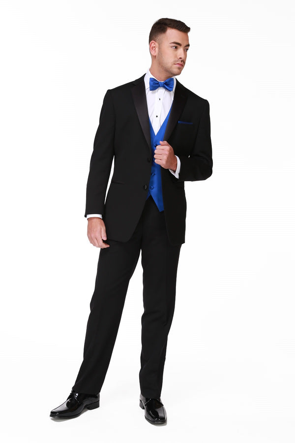 Black Ike Behar "Parker" Tuxedo Jacket & Pants