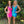 JOVANI 09977 Iridescent Sequin Cocktail Dress - Iridescent Fuchsia Pink or Iridescent Blue