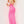 JVN by Jovani 22915 Hot Pink Beaded Cowl Neck Dress